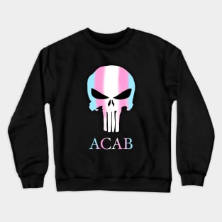 Copy of Trans Pride Skull Crewneck Sweatshirt